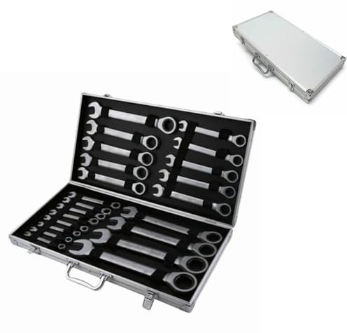 Ciounmb 22 Tlg 6-32mm Ratschenschlüssel Satz, Ring Maul Ratsche Schlüssel Werkzeug Set Gabelringschlüssel