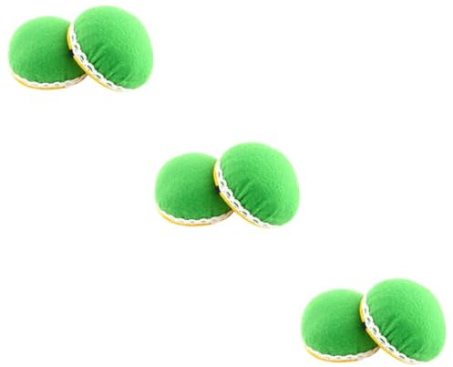 Lurrose 6 STK Einzigartige Nadelkissen Kugel Zur Stiftaufbewahrung Gehäuse Für Handgelenkstifte Nähnadelkissen Nadelfilzkissen Moos Achat Kissen Nähen Die Blumen Werkzeug