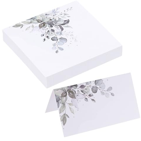 QUARKZMAN 20 Piezas Carteles de Mesa Reservada Cartas de Lugar para Mesa | en Forma de Hoja, en Restaurante, Recepción de Boda, Reunión de Negocios, Fiesta de Navidad, Reserva de Asientos
