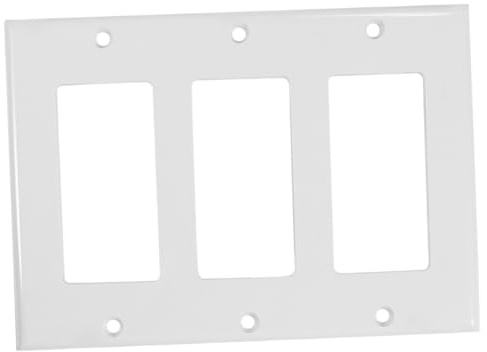 SEWOART Placa de Interruptor Triple de PC Resistente y Flexible para Uso Hogar