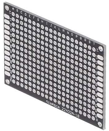 MicroMaker PCBs and Breadboards Universal Proto-Board PCBs 4 cm x 6 cm - 3 Pack - SKU 4785