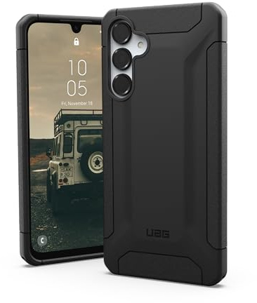 URBAN ARMOR GEAR UAG Designed for Samsung Galaxy A16 5G SM-A166 Scout Case, Rugged Heavy Duty Shockproof Anti-Slip Military Grade Protective Cover, Black