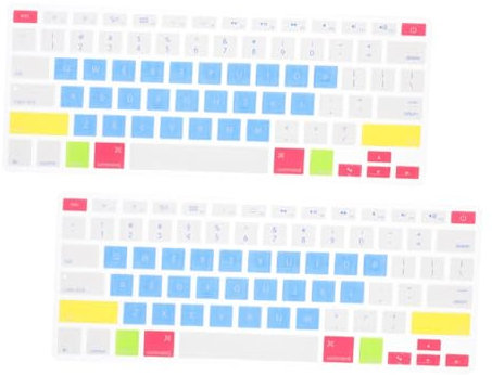 DOITOOL 2pcs Silicone Keyboard Cover Protector Skin for Laptop Keyboard Film Compatible with A2178 A1466 A1369 13.3 Inch