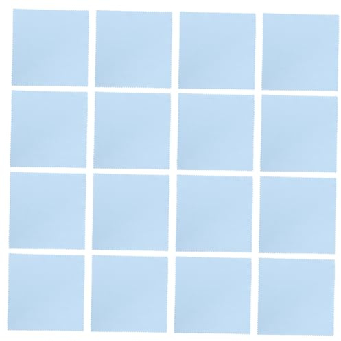 PACKOVE 50piezas Paño De Microfibra Para Gafas Toallitas Para Lentes Paño Para Limpiar Lentes Para Limpiar Gafas y Joyas Casa o Viajando