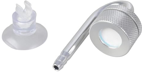 Qsvbeeqj Dispersor de CO2 de aluminio de alto rendimiento que optimiza la absorción de gas en el ambiente acuoso con la ayuda de accesorios de acuario para tanques de peces, generación de burbujas