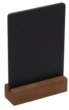 ADVERTISING PLATE INFORMATION chalk MENU A6 18x12cm stand BROWN