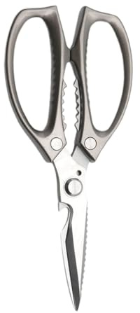 Tijeras de Cocina,Tijeras De Acero Inoxidable Para Cortar Huesos | Cuchilla Cocina Alta Resistencia | Hogar