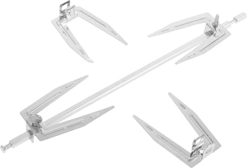 Abaodam Fourchettes à Poulet en Acier Inoxydable pour Barbecue, Sûres et Faciles à Ranger, Accessoires Indispensables pour Cuisson Four Électrique et Grillades
