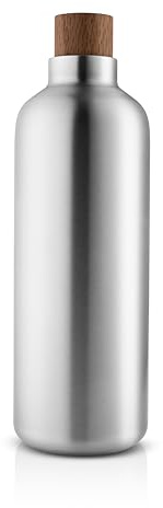 Eva Solo | Liquid Lounge Thermoflasche 1,0 L | Hält Getränke stundenlang kalt - optimal für sonnige Tage im Garten oder im Park | Brushed Steel