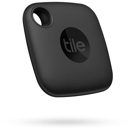 Tile Mate (2022) Bluetooth Item Finder, 1 Pack, 60m finding range, works with Alexa & Google Home, iOS & Android Compatible, Find your Keys, Remotes & More, Black (Renewed)
