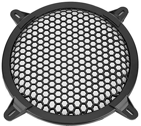 EBTOOLS Für Subwoofergitter, 30 cm, Lautsprechergitter, Ersatz für runde Lautsprecher, Schutzgitter Oben (8 Zoll)