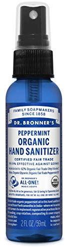Dr Bronner's Peppermint Hand Hygiene Spray 60ml
