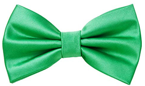 MASADA Herren Fliege Seidenlook, stufenlos verstellbar, handgefertigt, Hakenverschluss - 12 x 6 cm 100% Polyester