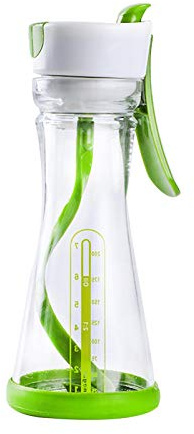 Mélangeur De Vinaigrette Shaker Bouteille Manuelle, Mélangeur De Vinaigrette, Mélangeur À Vinaigrette En Verre, Mélangeur Manuel À Vinaigrette En Plastique Pour Salade, Vinaigrette, Vinaigrette