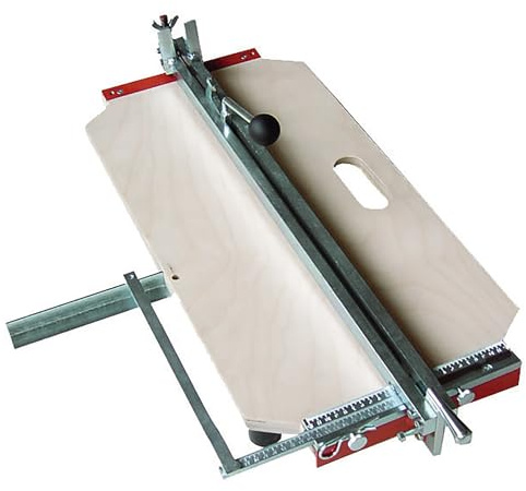 HSP Fliesenschneider 1350 mm Holz | Extra langer Fliesenschneider mit verstärkter Führung & seitlichem Ausleger | Für Großformate & Feinsteinzeug bis 16 mm | Profiqualität