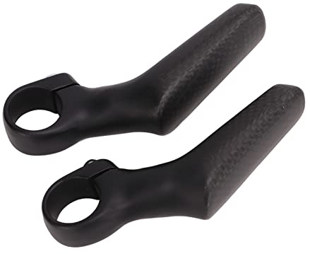 KAKAKE Fahrrad-Hilfslenker, Rutschfestigkeit 3K-Fahrrad-Barends Ergonomisch für Mountainbikes für 22,2-mm-Fahrradlenker(Matt)