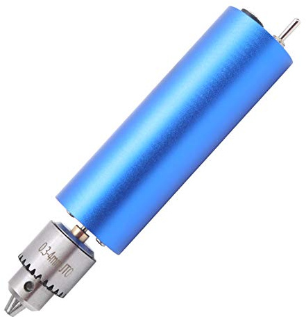 FTVOGUE Elektrischer Bohrschleifer, Aluminiumgehäuse, Holzschneideschleifer, Gravur, Schneidfräser (EU-Stecker)
