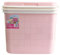 KROWN - Nevera Portátil Térmica, Color Rosa Pastel, Polipropileno, Ideal para Actividades al Aire Libre en el Jardín, Camping, Barbacoas, Picnic, Playa, Capacidad 25L