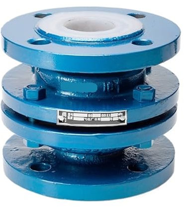 HQDRCY Clapet Anti-Retour Clapet Anti-Retour Vertical en Acier moulé avec revêtement en PTFE H42F46-16C Clapet Anti-Retour doublé de Fluor Acide et alcalin DN25 32 40 50 65 80 100 125 150 etc.(DN32)