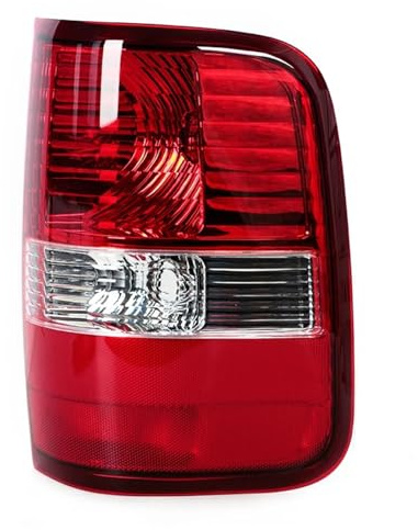 Feux Arriere Remorque Pour Ford F150 2004-2008 Couvercle Feu D'avertissement Recul Clignotant Arrière Sans Ampoule 5L3Z13404CA 5L3Z13405CA Couvercle Feu Arrière Voiture Feux Arrières Auto(Droite)