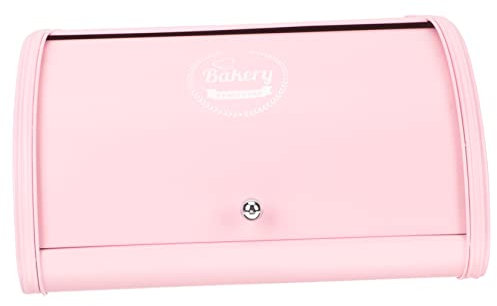 Mikinona Stylish Small Bread Box for Kitchen Storage with Stainless Steel Material and Rounded Smooth Edges, Creative Storage Tool for Organizing Food Supplies