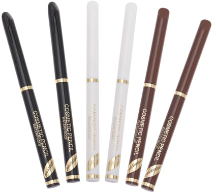 HONMEET 6stücke Bartfüllstifte Friseurstifte Bart Bleistifte Bart Füllstoffe Bartgestaltungswerkzeuge Bartstifte Zum Aufstellen