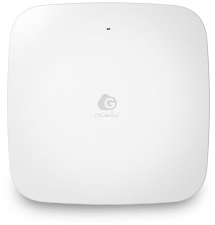 EnGenius Access Point Wireless Cloud Managed Mesh AP Wi-Fi 6 PoE Indoor Access Point | 2x2 | 3 Gbps Speed | 2.4 & 5 GHz Dual Band | WPA3 Security | PoE+ Powered - ECW210L
