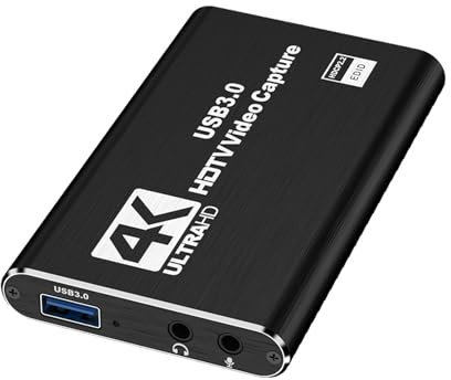LLHCF Scheda di acquisizione video 4K USB3.0 a HDTV Video Grabbers Registratore Per Videocamera Gioco Videocamera Live Streaming