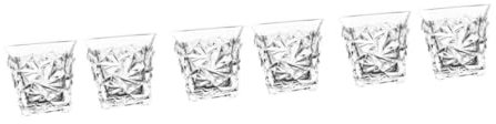 PRETYZOOM 3 Series Vasos De Whisky Vasos Transparentes Vasos Para Fiestas Copas De Vino Botellas De Vodka Jarra Cristalería Vasos De Whisky Copa De Cóctel 2 piezas x 3