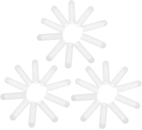 HOMSFOU 30pcs Cover for File Cabinet Plastic Rod Locking Bars Sleeves for Cupboard