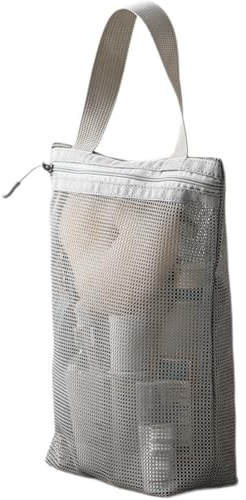 Mesh -Toilettenbeutel - atmungsaktive Duschtasche mit Taschen, Großkapazitätsbad Organizer Korb für Reise und Schlafsaal | Tragbarer Toilettenbeutel, Fitness -Duschzubehör, Make -up und Badeaufbewahru