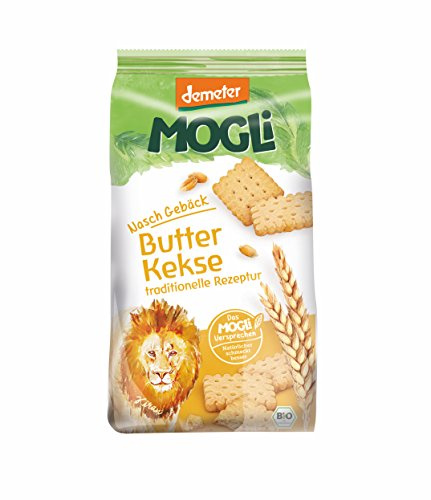 MOGLi Bio Demeter Butter Dinkel Kekse 7er Pack, (7 x 125 g)