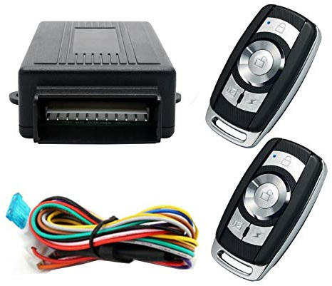 MASO Auto Remote Central Kit Universal Car Door Lock with Contorl Box + 2 Replacement Remote Contorl for Car Central Lock