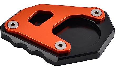 Motorrad Seitenständer Unterlage Für K&T&M 1050 1090 1190 1290 Abenteuer 2014 2015 2016 2017 2018 2019 2020 Motorrad Ständer Seitenständer Verlängerungsplatte Pad(2)