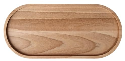 EFO efo Centrotavola vassoio decorativo – piatto candela in legno – piatti da portata per feste – accessori per la decorazione della casa per soggiorno, tavolino da caffè o bagno