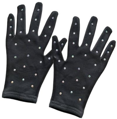 Toddmomy 1 Paar Skating-Handschuhe Eiskunstlauf-Fäustlinge tanzhandschuhe Handschuhe für Kinder Partyhandschuhe dekorativ Party-Fingerhandschuhe undurchsichtig schmücken Lieferungen