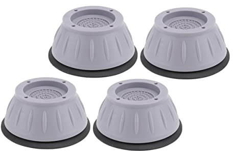 MUSISALY Washing Machine Heighten Base Washing Machine Rubber Feet Pads 4pcs Tpu and Pp Anti-slip Shockproof Pads and Dryer Home Use Moisture Prevention