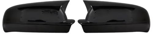 Rückspiegelkappe Für VW Für Golf 4 IV MK4 Für GTI R 1998-2002 Für Bora Für Jetta Für Passat B5 Seitenflügel Rückspiegelabdeckung Auto Spiegelkappen(Bright black)