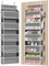 FCHERP Rangement Suspendu sur Porte avec 5 Compartiments,Etagere Rangement Chambre de Grande Capacité,Rangement et Organisation de la Salle de Bain,Rangement Porte à Suspendre,Rangement Mural