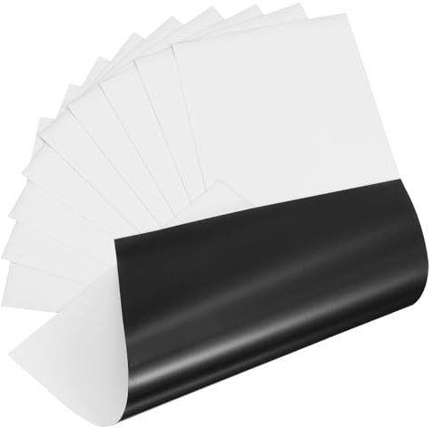 NUOBESTY 10blätter Magnetische Druckblätter Bedruckbare Magnetfolie Mit Glanzoberfläche Für Fotos Bilder Und Bastelprojekte
