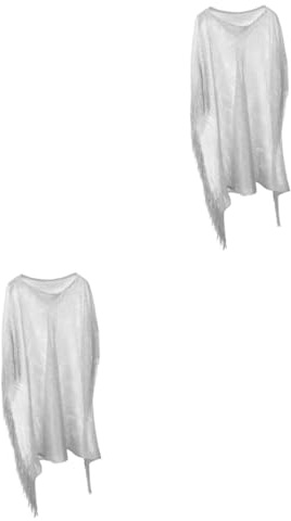 SHERCHPRY 2St Mesh Solsjal Dam Solsjal Sommarsemestertillbehör Strandscarf Wraps Solblockscarfs Sommaraccessoarer Sjal För Kvinnor Sommarkvällsklänning Accessoarer Klänning Sjal