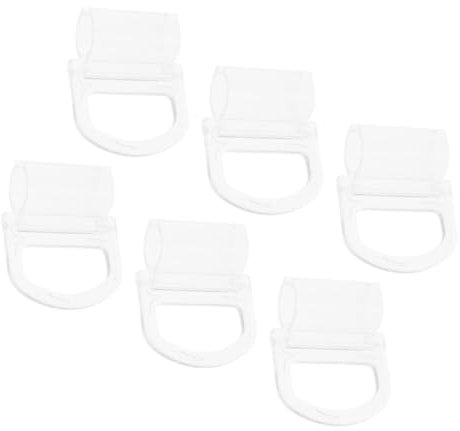 Alipis 1 Satz Rollladengriff Kleiner Fensterrollo Kabelloser Jalousiegriff Rollos Für Fenster Fensterjalousien Aus Papier Kabelloser Schirmgriff Haken Für Rollos Abs Transparent 6st