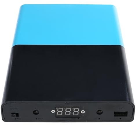 Without Battery 12-Slot 18650 Power Supply Case Housing Skin With DC5521 To DC5525 Power Cord Laptop Power Adapter Box