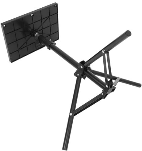 MINAOLULUS Projektorständer Laptopständer Mit Verstellbarem Tisch Und Bodensupport Stabiler Dreibein-Design Höhenverstellbar Und Neigbar Für Home Office Und Filmabende