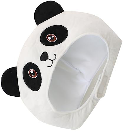 PERSELOSO Kawaii Panda Hut Für Karneval Und Cosplay Lustige Tier-kopfbedeckung Weiche Plüsch-mütze Als Fotorequisit Für Partys Und Festlichkeiten