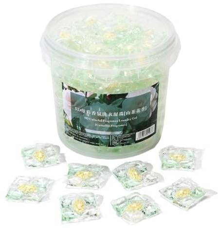 Dosettes de savon à lessive | Assouplissant doux et parfumé, pour la maison, le dortoir, l'appartement, l'école, la salle de bain