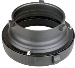 Plyisty für Bowens auf Elinchrom-Mount-Adapter, Metall-Studioblitz-Konverterring, Austauschbarer Speedring-Anschluss für Monolight-Softbox-Modifikator-Zubehör