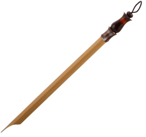 NOLITOY Pluma de Caligrafía de Madera Natural Ligera para Escritura Artística, Pluma de Inmersión Punta Ranurada para Tinta, Bolígrafo Caligráfico Versátil para Dibujo y Práctica