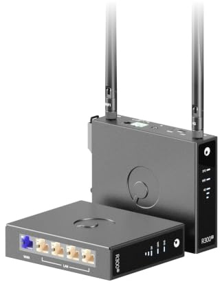 Industrieller 4G LTE Router R300A, AWERAY SD-WAN & NAT Traversal VPN Router mit SIM-Kartenslot, Sicherer Fernzugriff ohne öffentliche IP, Robustes Metallgehäuse für IoT, M2M & Remote-Monitoring