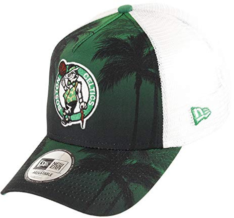 New Era NBA Cap Trucker verstellbar Basketball Snapback Kappe Mesh Einheitsgröße Palme